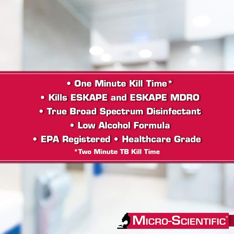 Micro-Scientific - M60034 Wipes Disinfectant Cleaner 160 Wipes Professional Disposables Surface Disinfectant Cleaning Wipes Opti Cide Max - Image 3